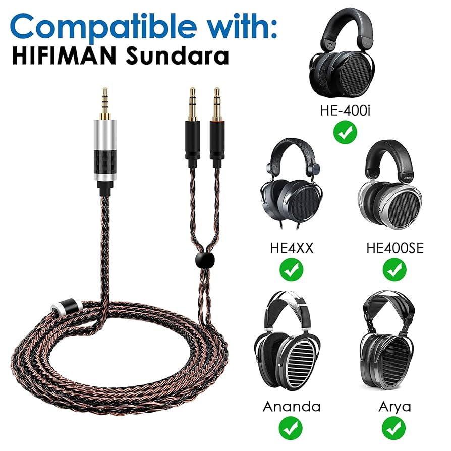 O*e様 HIFIMAN SUNDARA ＋4.4mmバランスケーブル Amazon | FAAEAL バランスケーブル交換用 Hifiman Sundara HE4XX